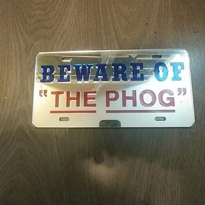 Kansas university licence plate